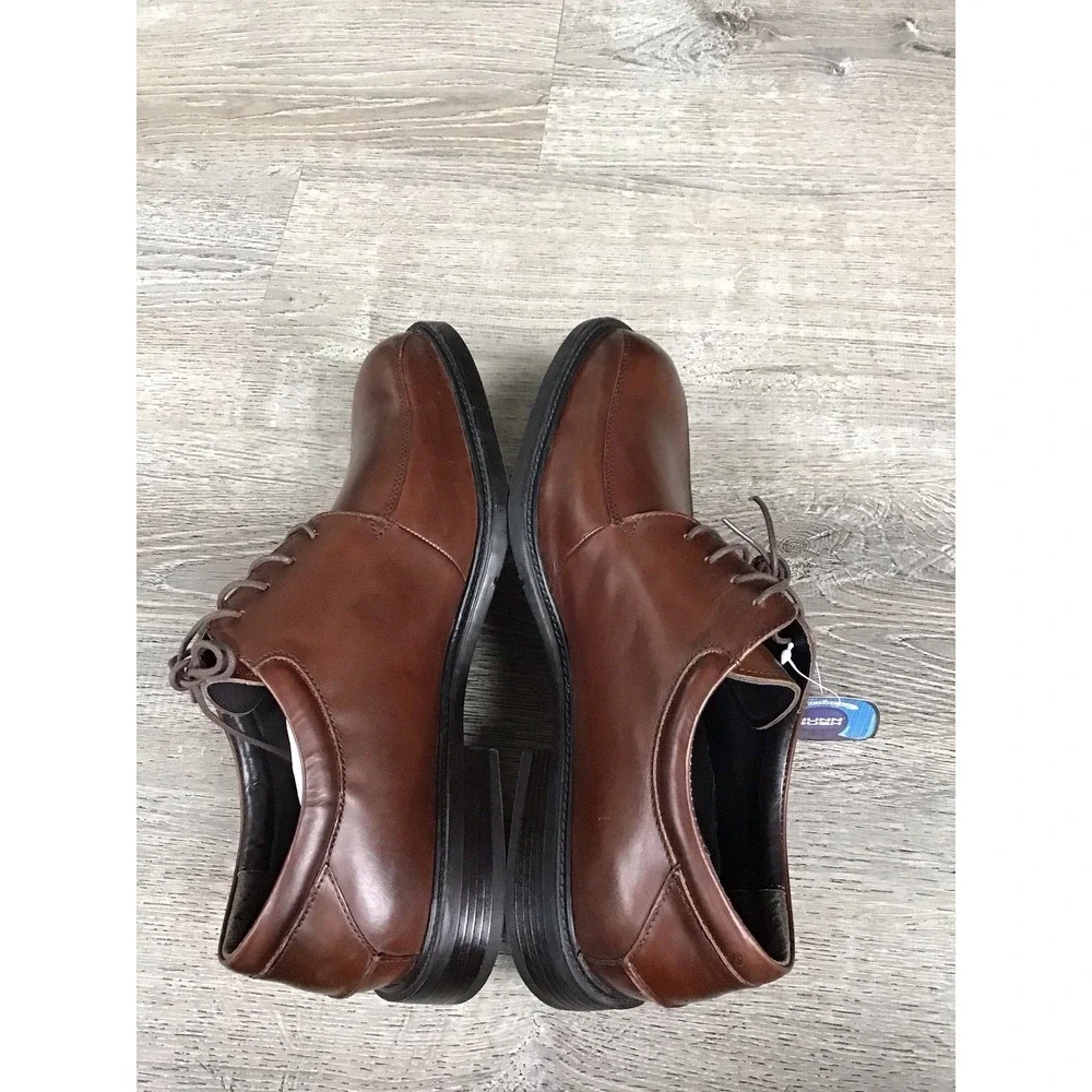 Nunn Bush Mens Marcell Bicycle Oxford Brown Leather Size 12 M Shoe 83364-200 New